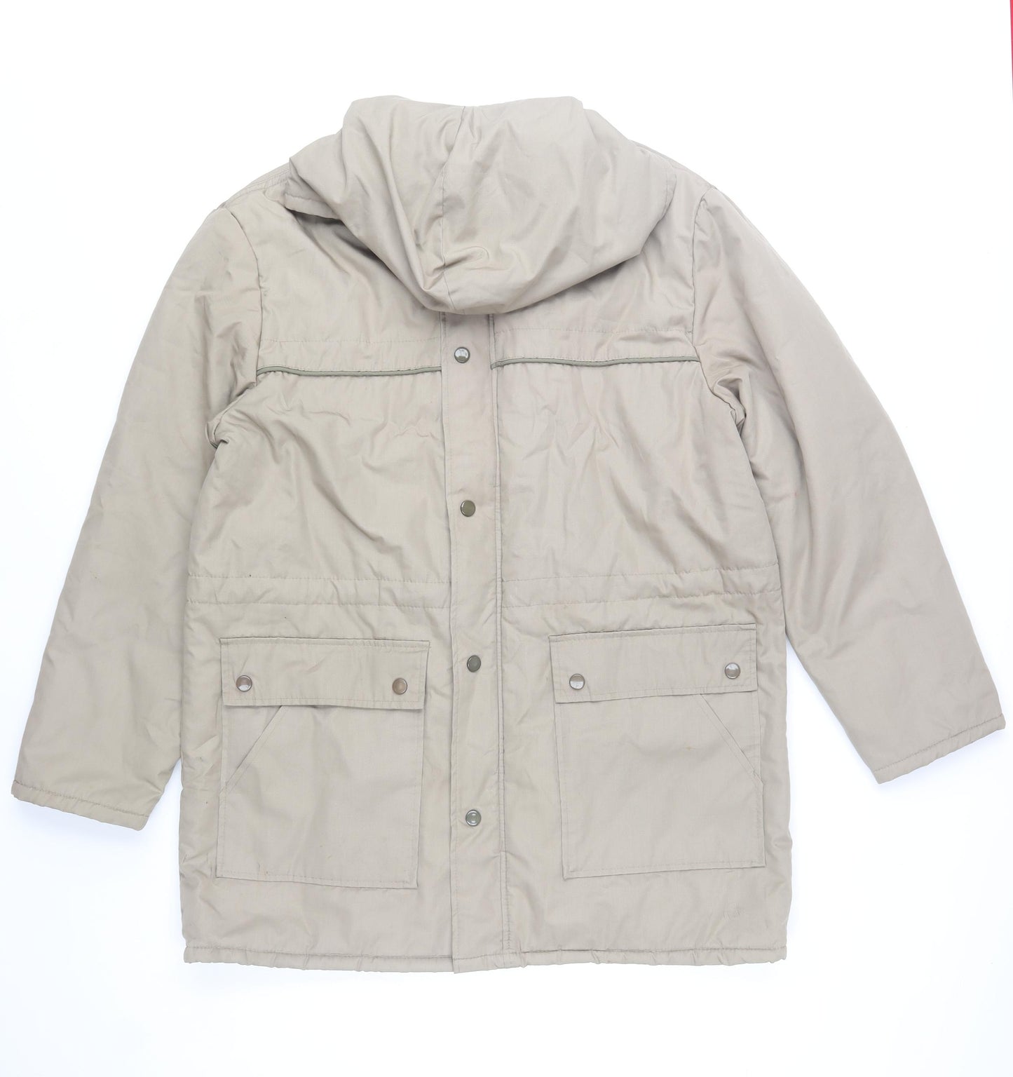 Marks and Spencer Men's Beige Hooded Parka Jacket Size M 38in