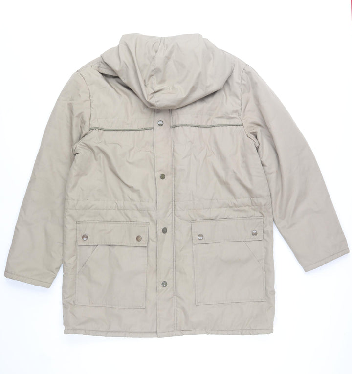 Marks and Spencer Men's Beige Hooded Parka Jacket Size M 38in