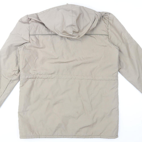 Marks and Spencer Men's Beige Hooded Parka Jacket Size M 38in