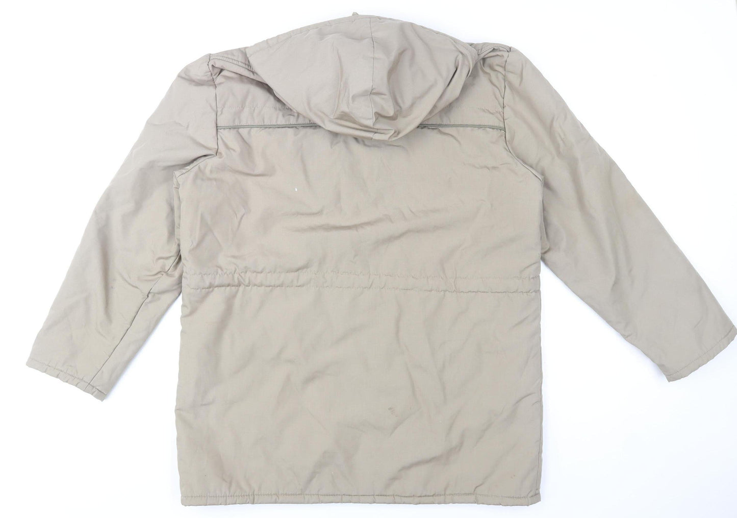 Marks and Spencer Men's Beige Hooded Parka Jacket Size M 38in