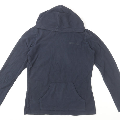 Mountain Warehouse Women's Navy Fleece Hoodie Size 12 Regular Fit