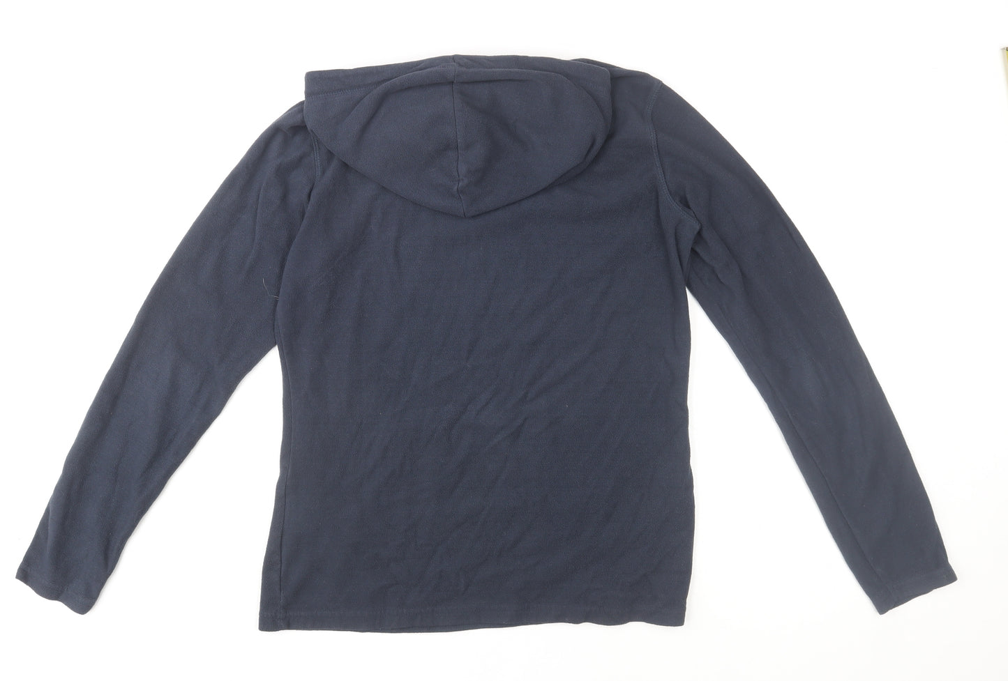 Mountain Warehouse Women's Navy Fleece Hoodie Size 12 Regular Fit