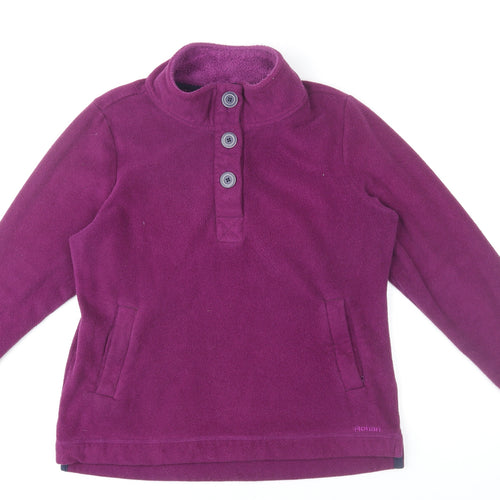 Rohan Women’s Purple Fleece Henley Pullover Sweatshirt M