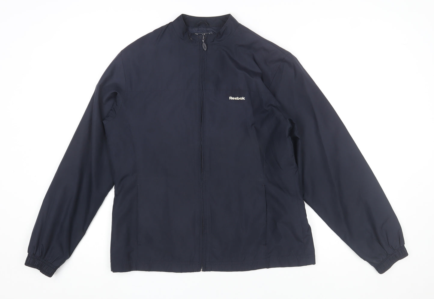 Reebok Womens Blue Size 12 Lightweight Full Zip Jacket