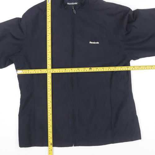 Reebok Womens Blue Size 12 Lightweight Full Zip Jacket