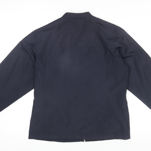 Reebok Womens Blue Size 12 Lightweight Full Zip Jacket