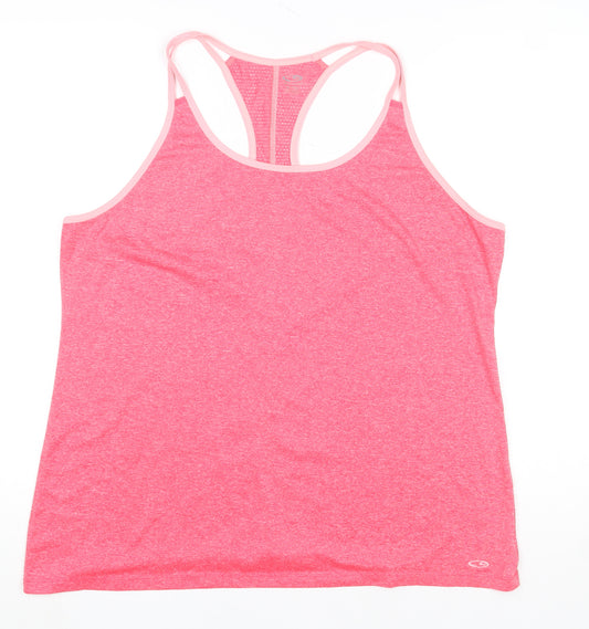 Old Dominion Women's Pink Racerback Athletic Tank Top XL