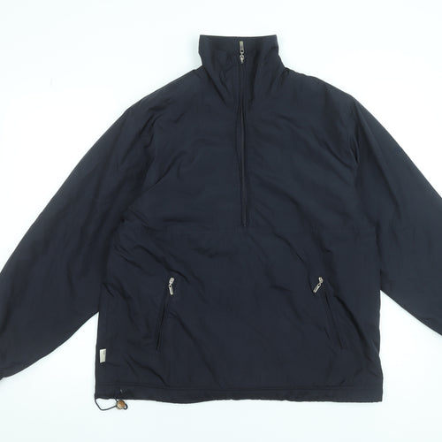 Lady Augusta Womens Black Size 12 1/2 Zip Anorak Jacket