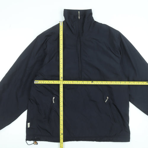 Lady Augusta Womens Black Size 12 1/2 Zip Anorak Jacket