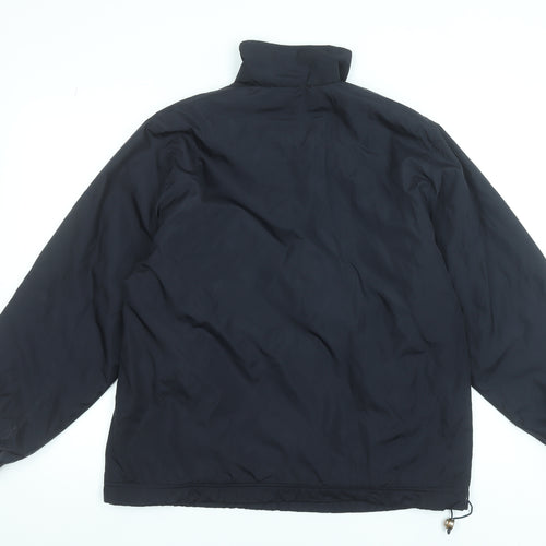 Lady Augusta Womens Black Size 12 1/2 Zip Anorak Jacket