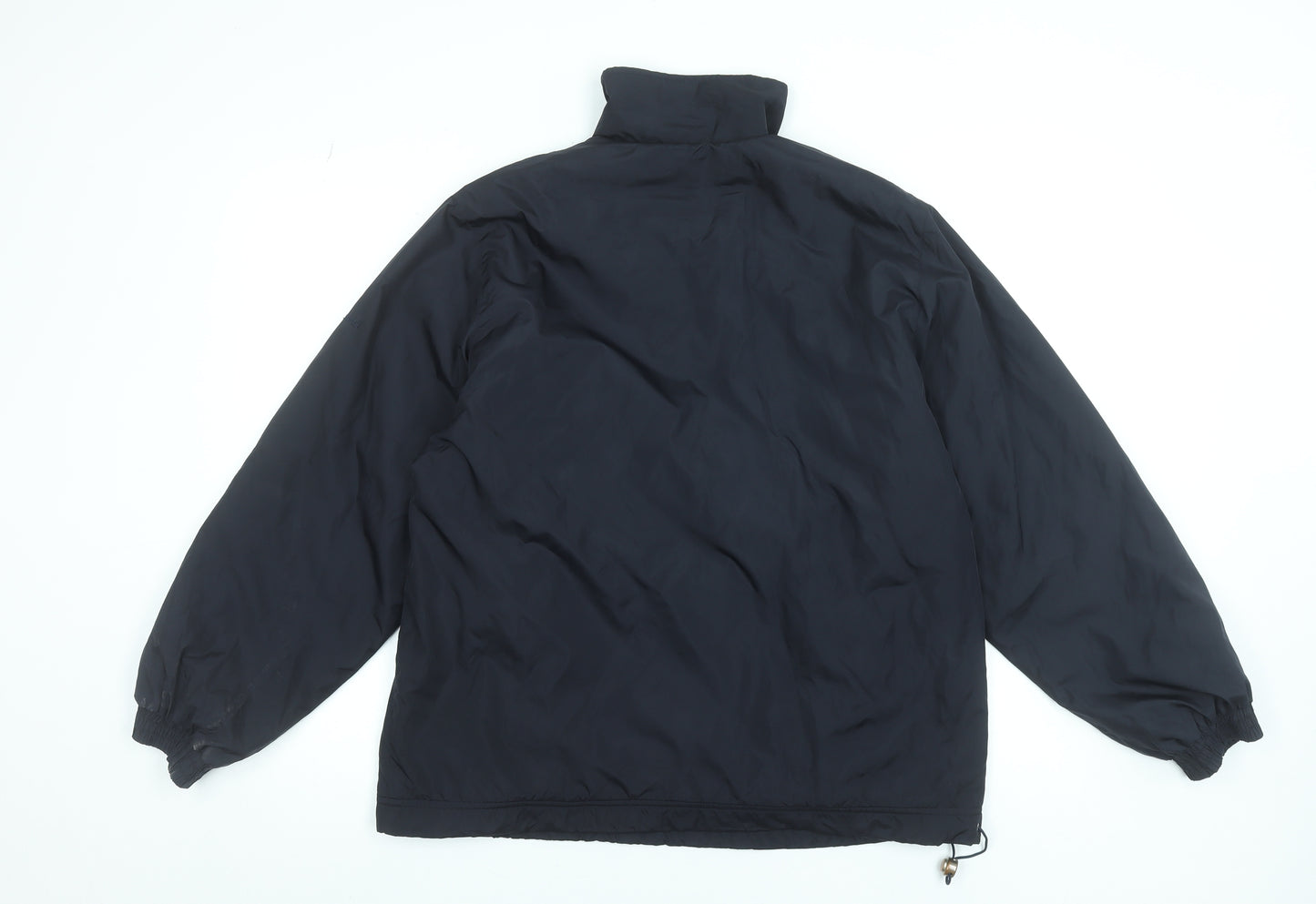 Lady Augusta Womens Black Size 12 1/2 Zip Anorak Jacket