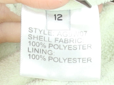 Lady Augusta Womens Black Size 12 1/2 Zip Anorak Jacket