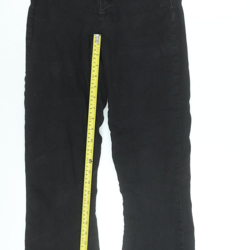 Noisy May Women’s Black Flared High Waist Slim Jeans Size 10