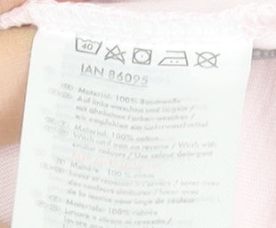 Hello Kitty Girls Pink Graphic T-Shirt 9-10 Years Short Sleeve Cotton