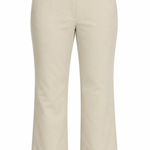 H&M Women’s Beige Chino Trousers Size 12 Regular Fit Stretch