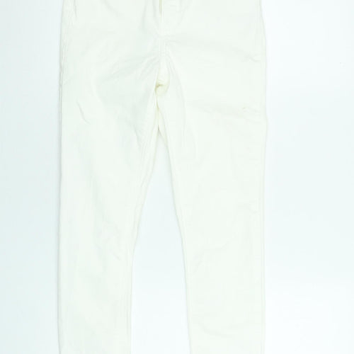 Primark Women Ivory Skinny Stretch Jeans Size 12