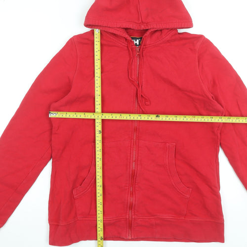Helly Hansen Womens Red Full Zip Hoodie XL Cotton Workwear