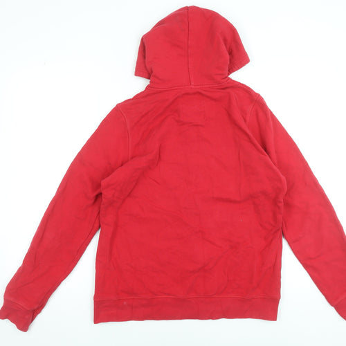 Helly Hansen Womens Red Full Zip Hoodie XL Cotton Workwear