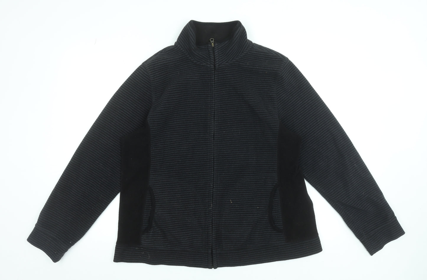 Old Navy Men’s Black XL Fleece Full Zip Jacket