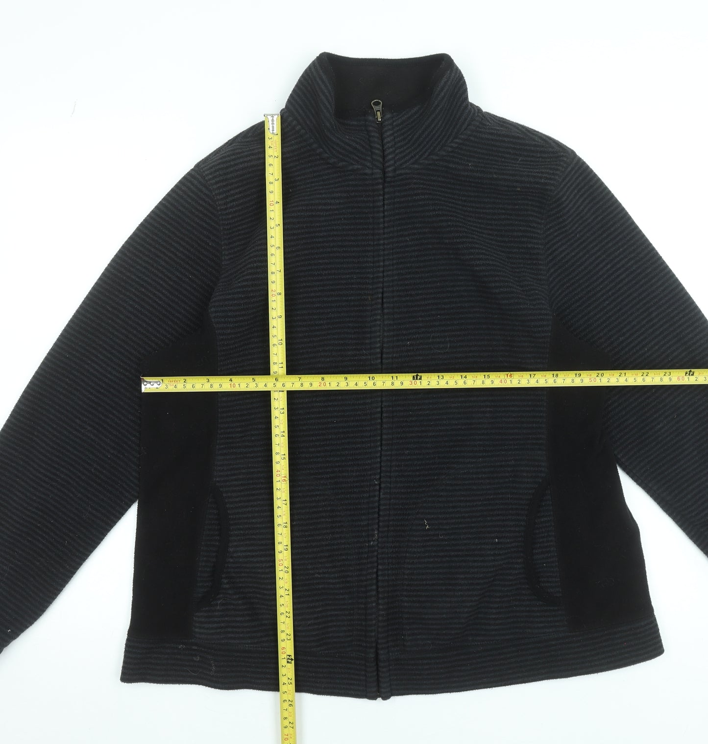 Old Navy Men’s Black XL Fleece Full Zip Jacket