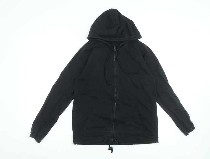 Tezenis Men’s Black Full Zip Cotton Hoodie Size M
