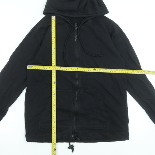 Tezenis Men’s Black Full Zip Cotton Hoodie Size M