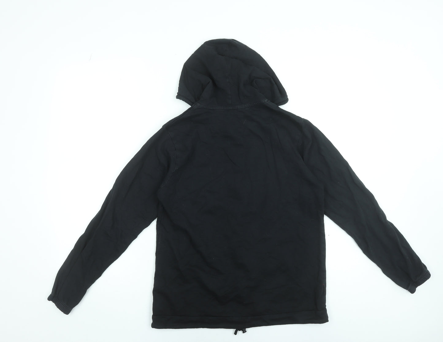 Tezenis Men’s Black Full Zip Cotton Hoodie Size M