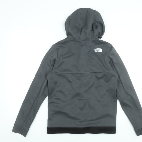 The North Face Boys Grey Full Zip Fleece Hoodie Size 18-20 Years