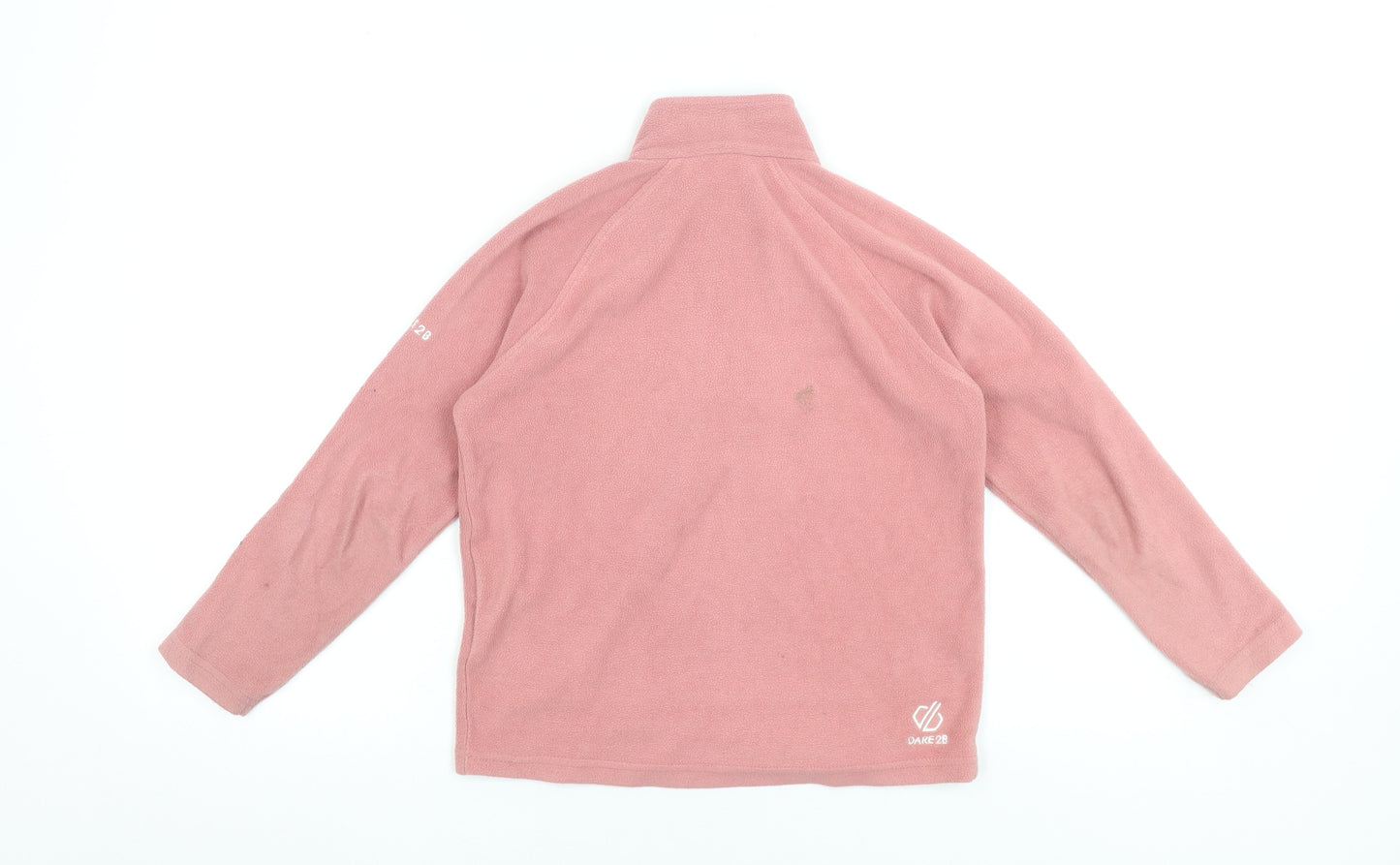 Dare 2B Girls Pink Fleece 1/4 Zip Pullover Sweatshirt 7-8 Years