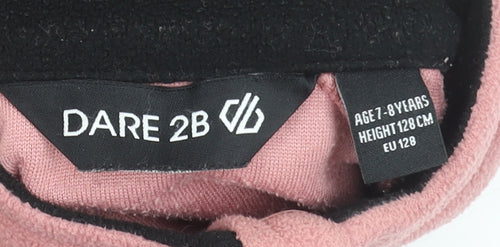 Dare 2B Girls Pink Fleece 1/4 Zip Pullover Sweatshirt 7-8 Years