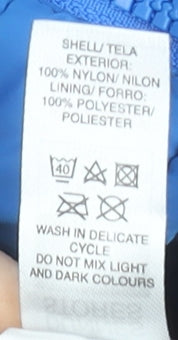 Dunnes Stores Boys Blue 5-6 Years Puffer Jacket Hooded Full Zip Lined