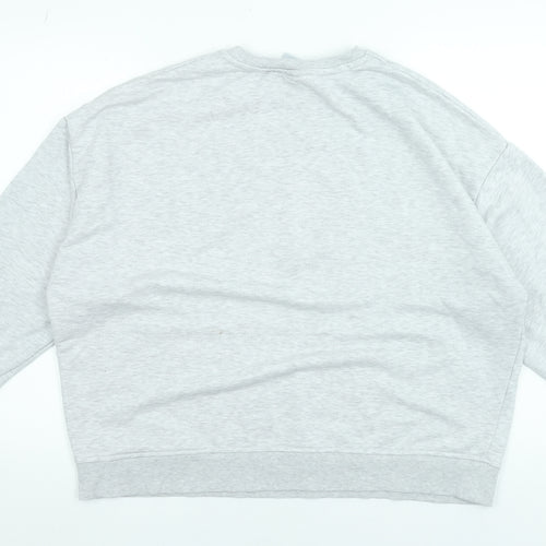 Yale University Grey Pullover Sweatshirt Women L 14/16 Casual Cotton Blend