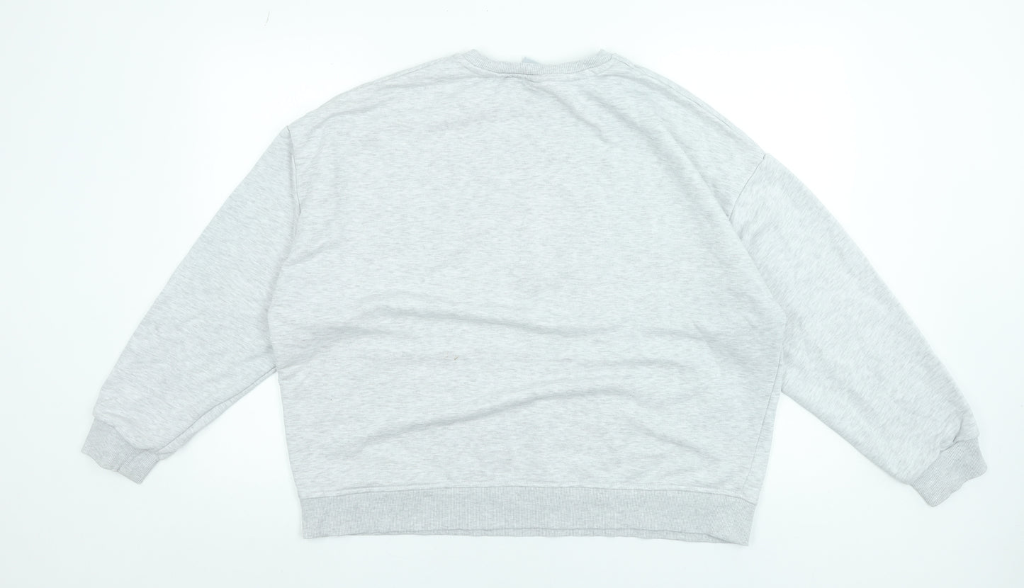 Yale University Grey Pullover Sweatshirt Women L 14/16 Casual Cotton Blend