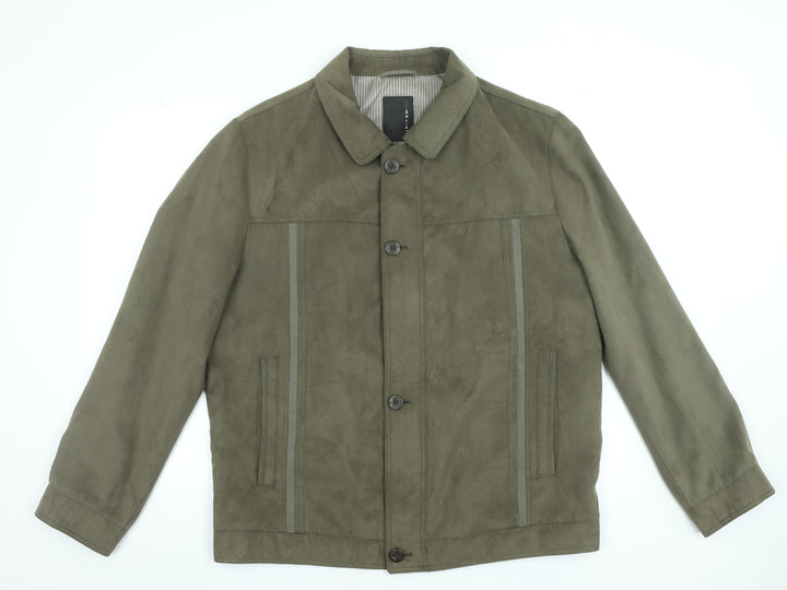 Jupiter Men's Green Polyester Button Jacket Size 54 (44in Chest)
