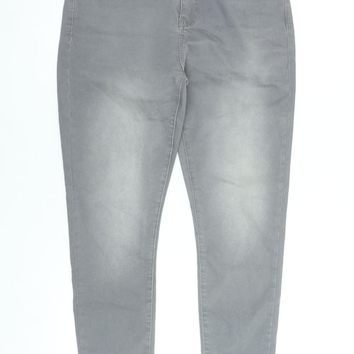 Denim Co Women Grey Size 14 Skinny Stretch Jeans