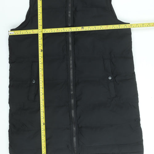 Dunnes Stores Women Black S Hooded Puffer Waistcoat