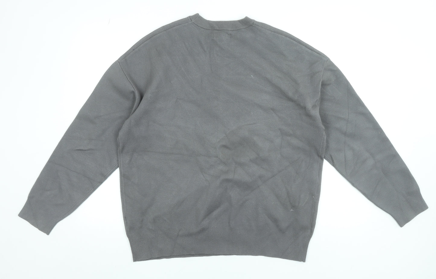 Urban Revivo Womens Grey Bunny Animal Knit Pullover Jumper Size 16