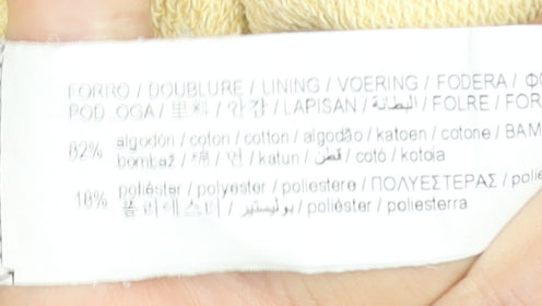 Pull & Bear Teens Yellow Graphic Pullover Hoodie Size S