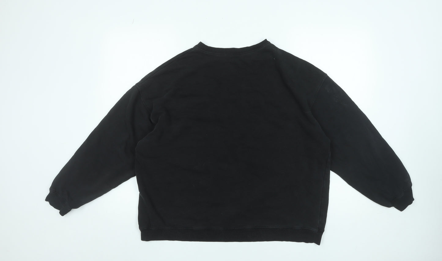 UCLA Women’s Black L Sweatshirt Pullover Crew Neck Cotton Blend