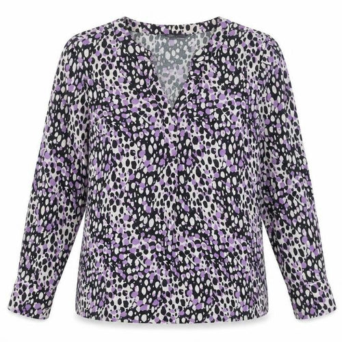 Marks and Spencer Women's Multicoloured Animal Print Long Sleeve Blouse Size 12
