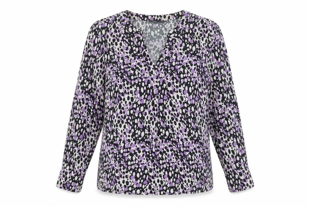 Marks and Spencer Women's Multicoloured Animal Print Long Sleeve Blouse Size 12