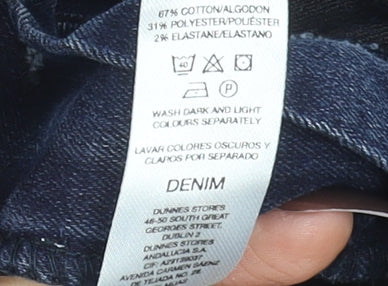 Savida Women’s Blue Slim Fit Jegging Jeans Size 12 Zip Detail