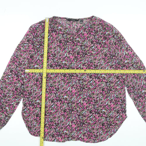 Vero Moda Women’s Multicoloured Tunic Blouse Size M Long Sleeve