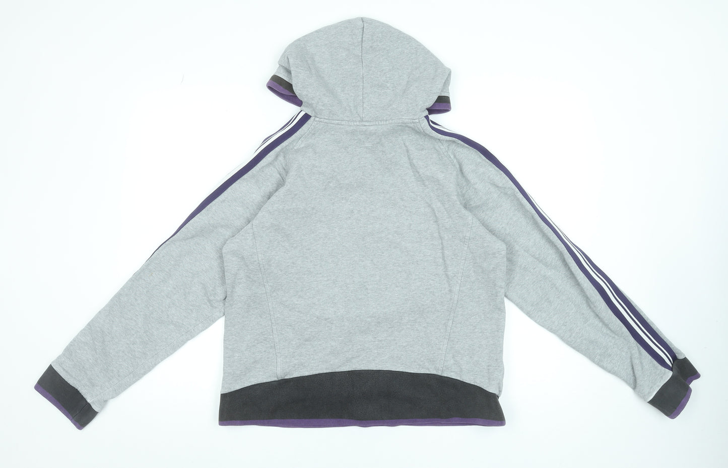 Nike Women’s Grey Hooded Pullover Sweatshirt M 80/20 Cotton Blend