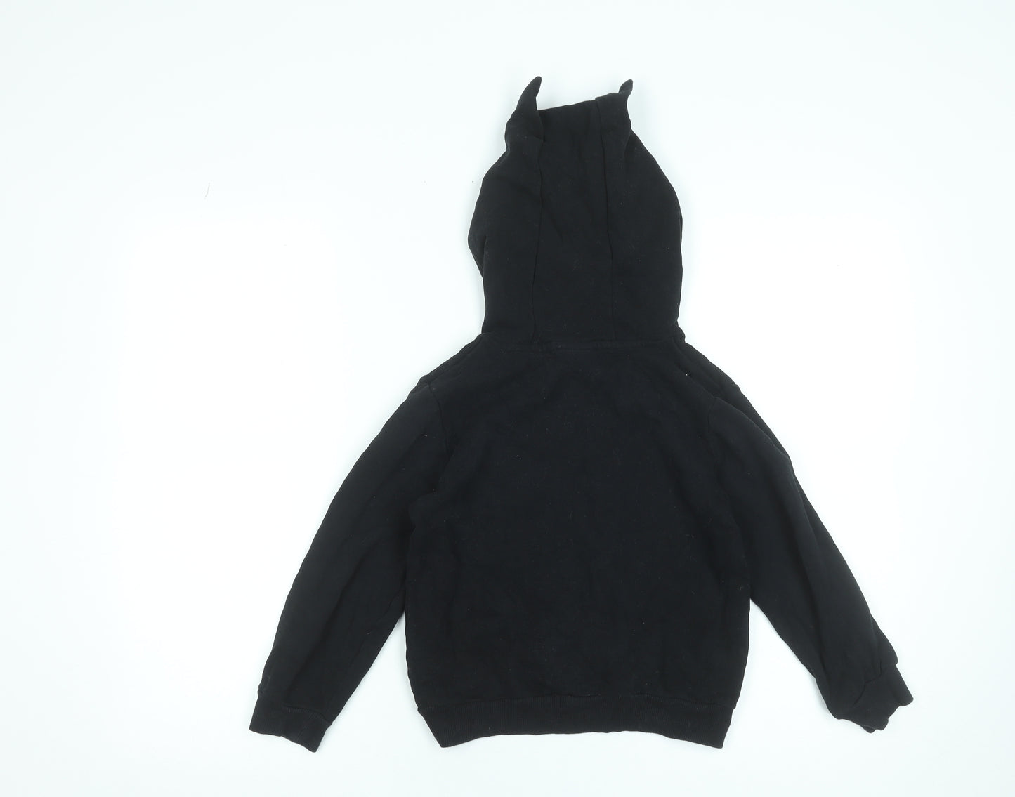 Next Boys Black Batman Pullover Hoodie 5-6 Years Cotton Blend