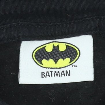 Next Boys Black Batman Pullover Hoodie 5-6 Years Cotton Blend