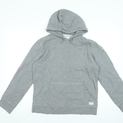 Shore Leave Urban Outfitters Grey Cotton Pullover Hoodie L Women