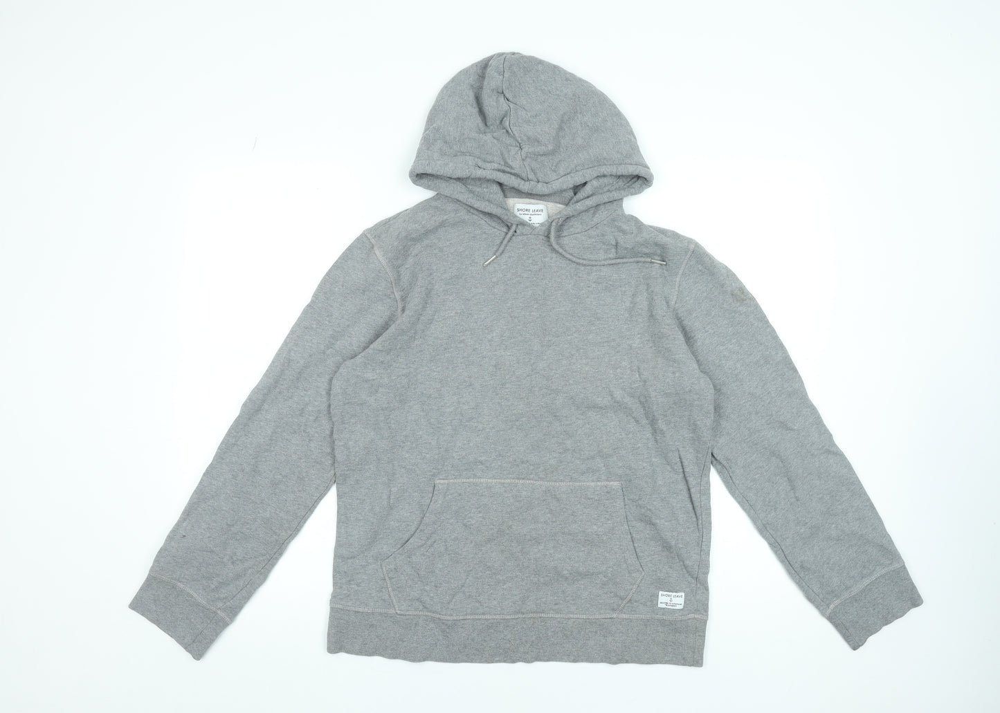 Shore Leave Urban Outfitters Grey Cotton Pullover Hoodie L Women