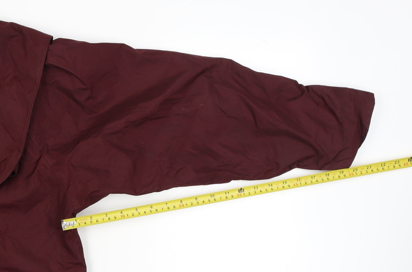 Taberry Womens Red Hooded Long Parka Waterproof