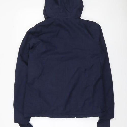 Crivit Women’s Blue Hooded Puffer Jacket Size 12 Water Resistant
